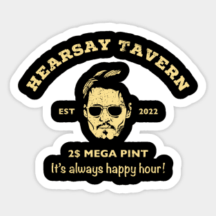 hearsay tavern Sticker